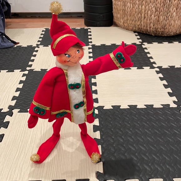 Annalee Green Elegant Elf Doll 75h Anniversary 2008 Christmas Elves - Picture 2 of 8